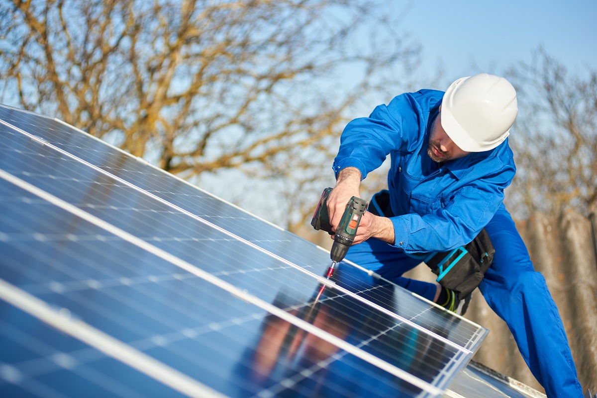 solar panel installation