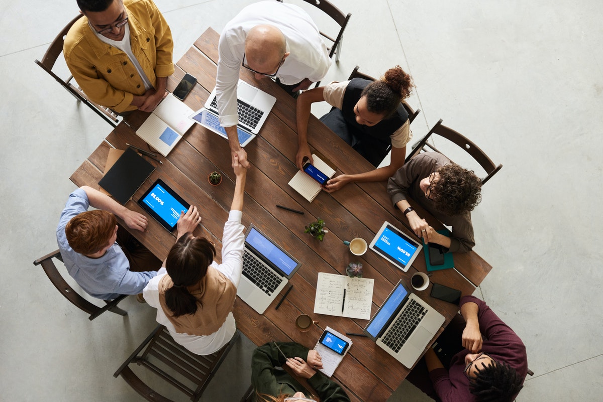 employees using devices